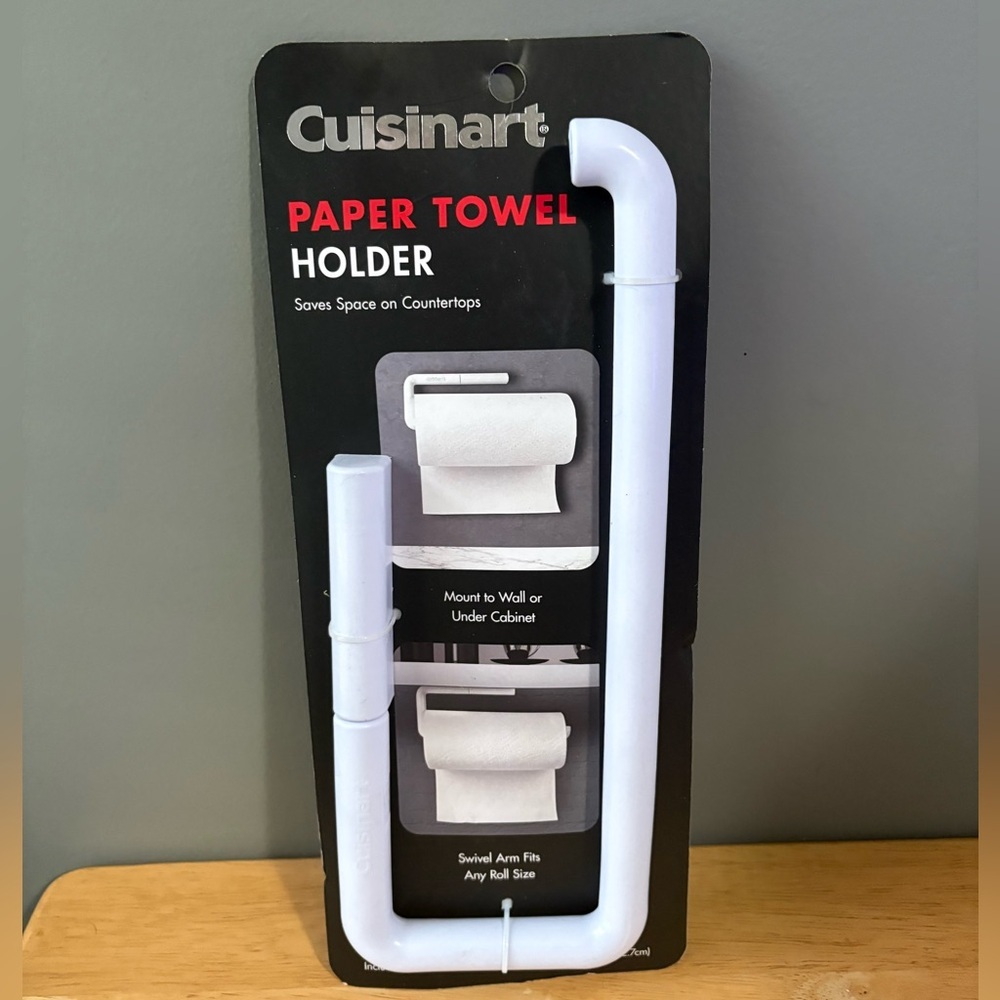 NEW IN BOX Cuisinart White Paper Towel Holder